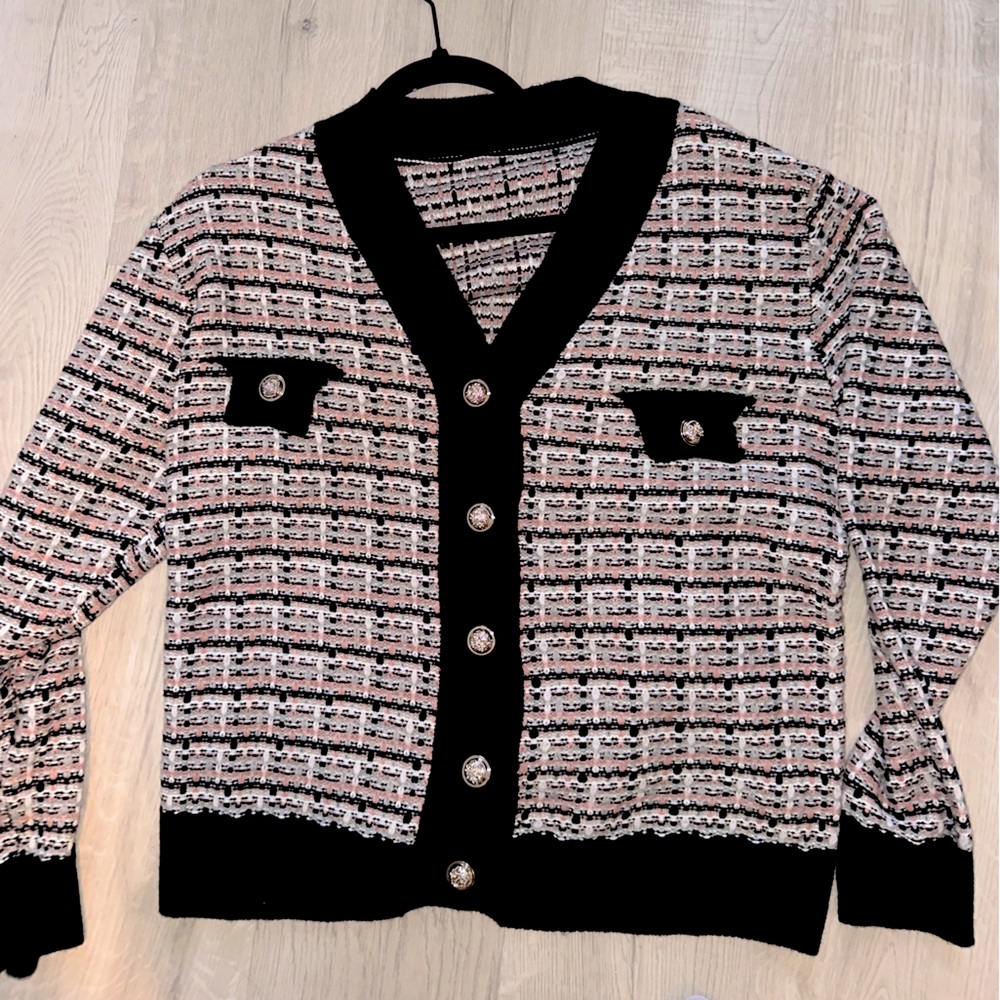 beautiful wool preppy plaid sweater